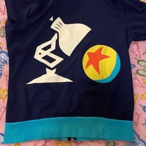 Pixar Lamp and Ball Full Zip Hoodie, Navy, Walt Disney World brand, Size L